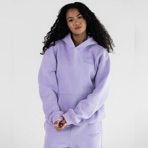 NIB Comfrt Lavender Hoodie L Great Spring Color